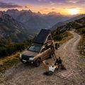 Покривна палатка 2-местна OFFLANDER Triangle Slim Wolf black 12