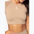 Дамски тренировъчен топ Carpatree Vibe Seamless beige melange 4