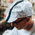 LUXA Classic Stripe бейзболна шапка бяло и черно LULOCKCSW 2