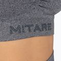 Дамски безшевен сутиен за тренировка MITARE Push Up Max тъмно сив K002 4