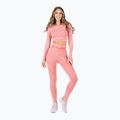 Дамски тренировъчен топ с дълъг ръкав MITARE Push Up Max Crop Top pink K084 2