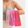 Комплект ластици за упражнения FORCEBAND Mini Band 5 szt. + E-BOOK pink 5