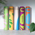Килимче за йога/фитнес FORCEBAND Energy Yellow 4 мм зелено/жълто 3