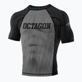Octagon мъжки Rashguard Enspace къс ръкав сив 5