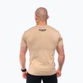 Мъжка тениска Octagon FW Straight бежова 2