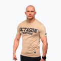 Мъжка тениска Octagon FW Straight бежова 3