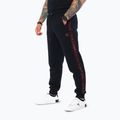 Мъжки панталони за бягане Octagon Stripe black/red 3