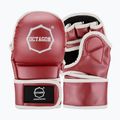 Червени граплинг ръкавици Octagon Metallic MMA