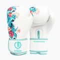 Боксови ръкавици Octagon Legion Flower white/sea green