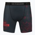 Мъжки тренировъчни шорти Octagon Legion Grunge черно/червено