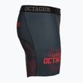 Мъжки тренировъчни шорти Octagon Legion Grunge черно/червено 3