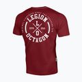 Мъжка тениска Octagon Legion LO burgundy 2