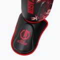 Протектори за пищял Octagon Legion Flower black/red 3