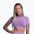 Дамска тренировъчна тениска Gym Glamour Seamless Rashguard lilac