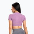 Дамска тренировъчна тениска Gym Glamour Seamless Rashguard lilac 2