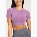 Дамска тренировъчна тениска Gym Glamour Seamless Rashguard lilac 3
