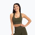 Спортен сутиен Gym Glamour push up тъмнозелен 401