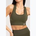 Спортен сутиен Gym Glamour push up тъмнозелен 401 3