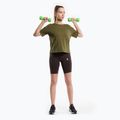 Дамска тренировъчна тениска Gym Glamour V Khaki 423 2