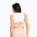 Дамски тренировъчен топ Gym Glamour Tied White 441 2
