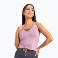 Дамски тренировъчен топ Gym Glamour Drawstring Pink 447