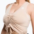 Дамски горнище за тренировка Gym Glamour Pull-on Beige 448 4