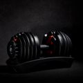 XTREXO регулируем дъмбел черен ADT-24 24 кг 9