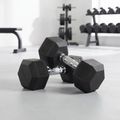 XTREXO Hex 25 кг гумирани дъмбели 3