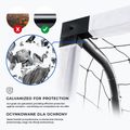 Футболна врата OneTeam One 300 x 200 cm от поцинкована стомана, бяла/черна 3