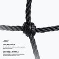 Футболна врата OneTeam One 300 x 200 cm от поцинкована стомана, бяла/черна 5