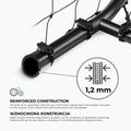 Футболна врата OneTeam One 300 x 160 cm от поцинкована стомана, бяла/черна 16