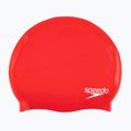 Детска шапка за плуване Speedo Plain Flat Silicone червена 8-709931959