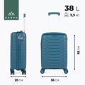 Куфар за пътуване KADVA Sancho 38 l син 3
