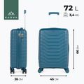 Куфар за пътуване KADVA Sancho 72 l син 3