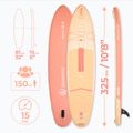Комплект надуваема дъска SUP AQUASTIC Perth 10'8" allround orange 16