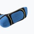 Детски скиорски чорапи KADVA Woolan Jrb black/blue 6