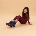 Детски ботуши за сняг KADVA Snowey Mid WP navy/fuchsia 3