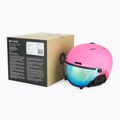 Детска скиорска каска ATTABO Avens 2.0 Jr Visor pink 12