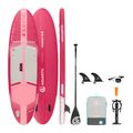 Комплект надуваема дъска SUP AQUASTIC Compact 9'6" pink 21