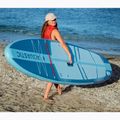 Комплект надуваема дъска SUP Compact 11'0" синя 19