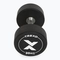 Дъмбел с гумено покритие XTREXO Pro 20 kg black 7