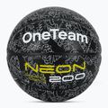 Баскетболна топка OneTeam Black neon size 7
