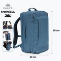 Туристическа раница KADVA traWELL 28 л тъмносиня 2