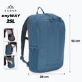 Туристическа раница KADVA anyWAY 25 л тъмносиня 2