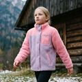 Детски поларен суичър KADVA Rodvik JRG розов 11