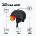 Детска скиорска каска ATTABO Avens 2.0 Jr с визьор, черна 2