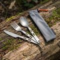 Туристически прибори KADVA ultralight titanium gray 6