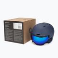 Детска скиорска каска ATTABO Avens 2.0 Jr Visor dark blue 9