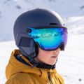 Детска скиорска каска ATTABO Avens 2.0 Jr Visor dark blue 15