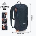 Туристическа раница KADVA Fleris 15 л тъмносиня 2
